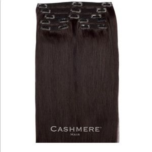 CASHMERE HAIR CLIP IN EXTENSIONS REAL HUMAN HAIR